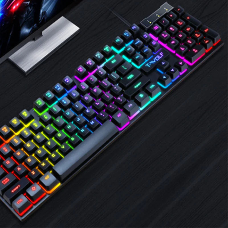 RGB Wired Gaming Keyboard And Mouse