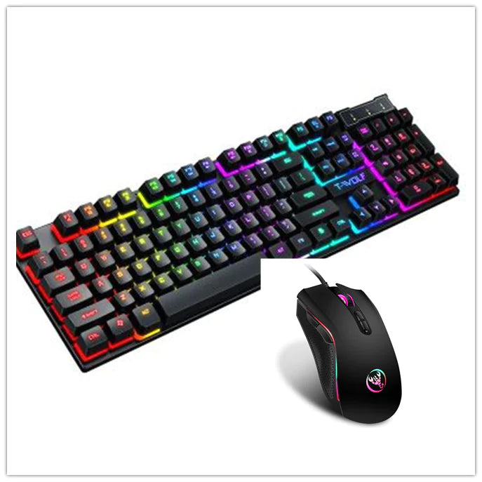 RGB Wired Gaming Keyboard And Mouse